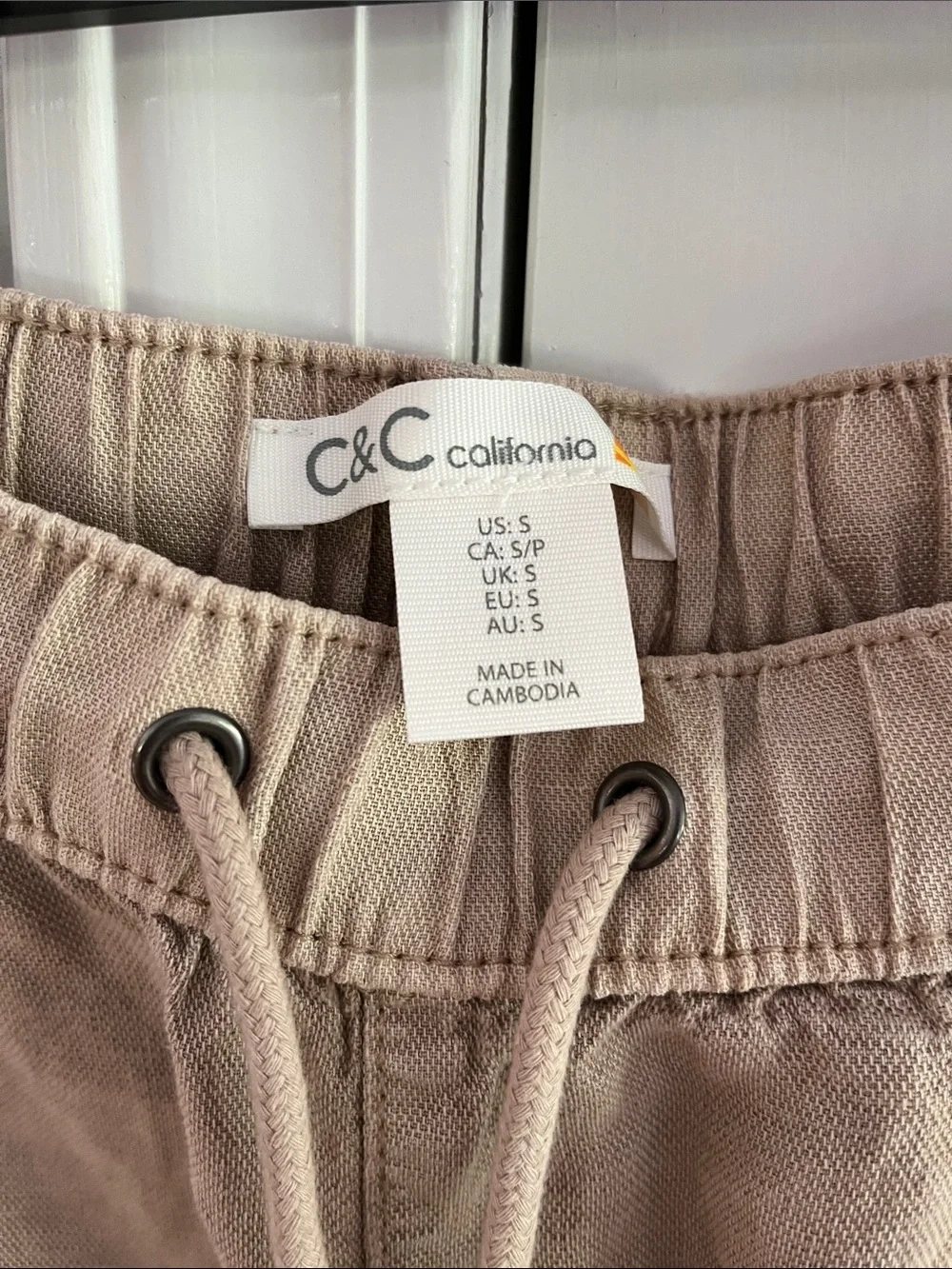 C&C California Utility Cargo Pants in Taupe
